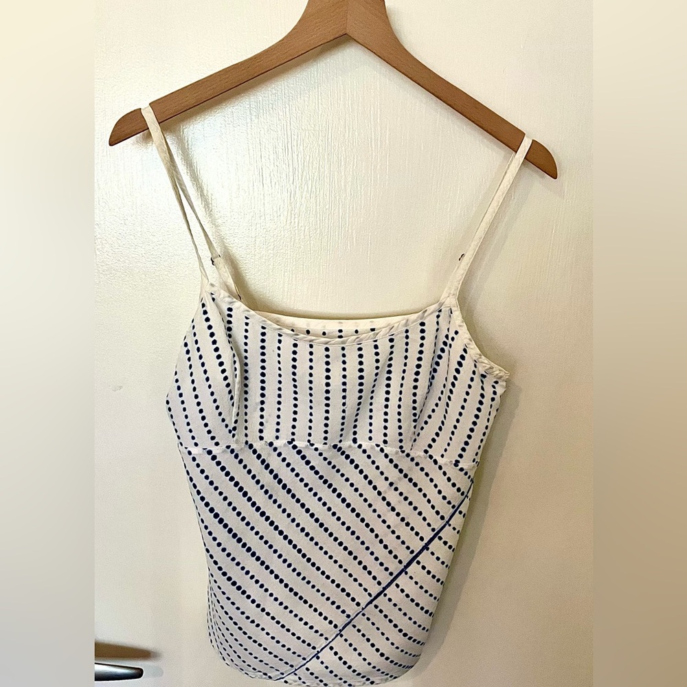 Dosa White and Blue Cami